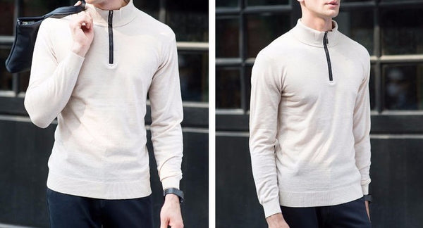 Men's High-Quality Colorful Knitted Pullover main image 1