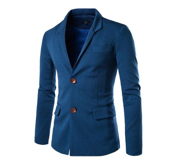Men's Casual Slim Fit Stand Collar Blazer ZORKET