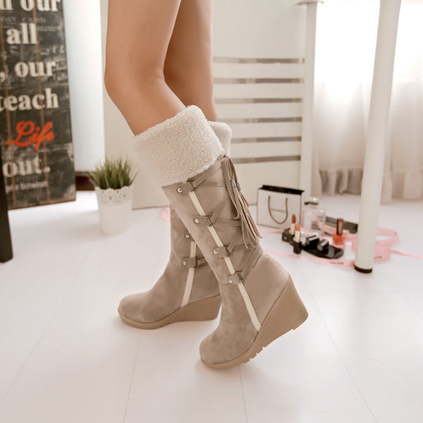 slip resistant snow boots