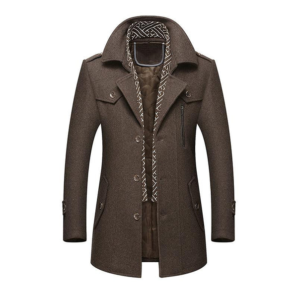Men's Winter Thick Woolen Coat | ZORKET