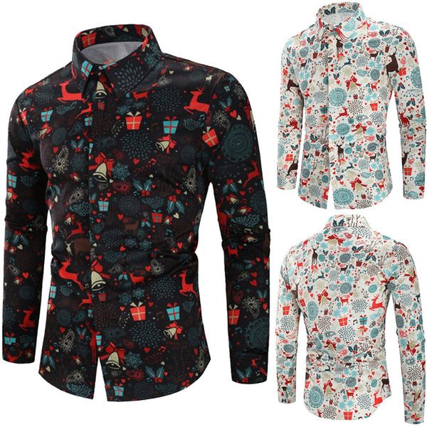 Men's Christmas Long Sleeved Shirt | ZORKET | ZORKET