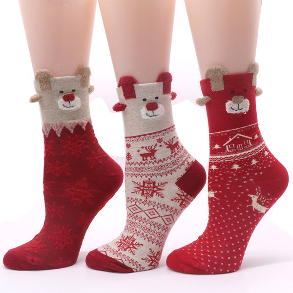 Women's Winter Socks With Print | ZORKET