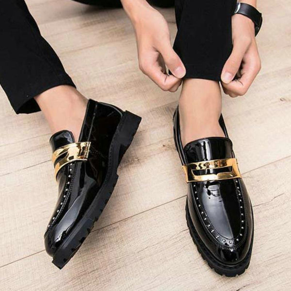 Men's Wedding Leather Loafers | ZORKET