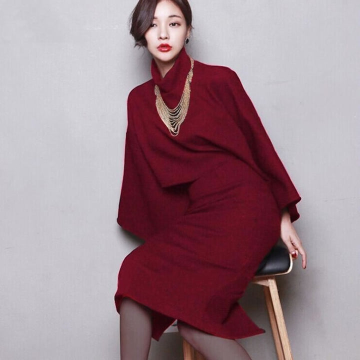 Women's Autumn/Winter Casual Wool Two-Piece Dress | ZORKET Women's Autumn/Winter Casual Wool Two-Piece Dress | ZORKET