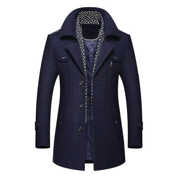 Men's Winter Thick Woolen Coat | ZORKET