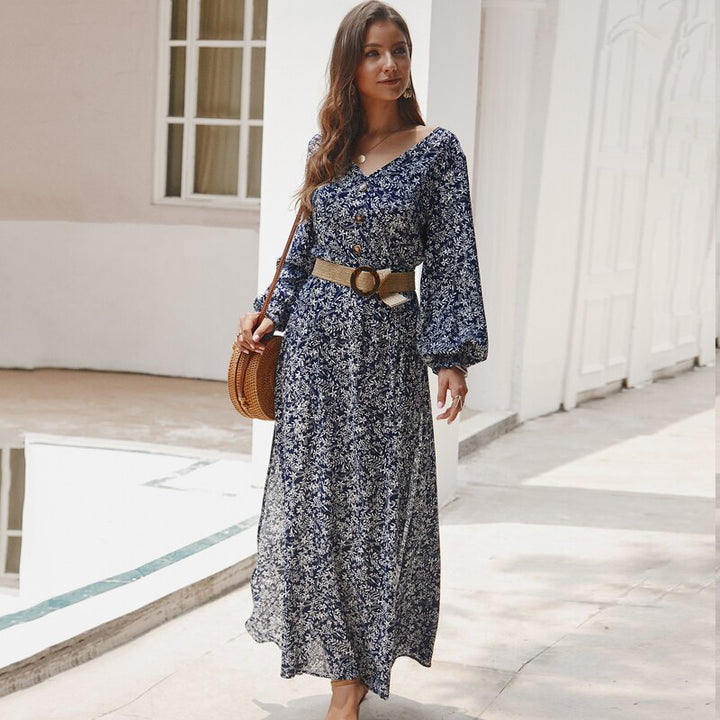 Women's Summer/Autumn Casual Long Sleeve Maxi Dress | ZORKET | ZORKET Women's Summer/Autumn Casual Long Sleeve Maxi Dress | ZORKET | ZORKET