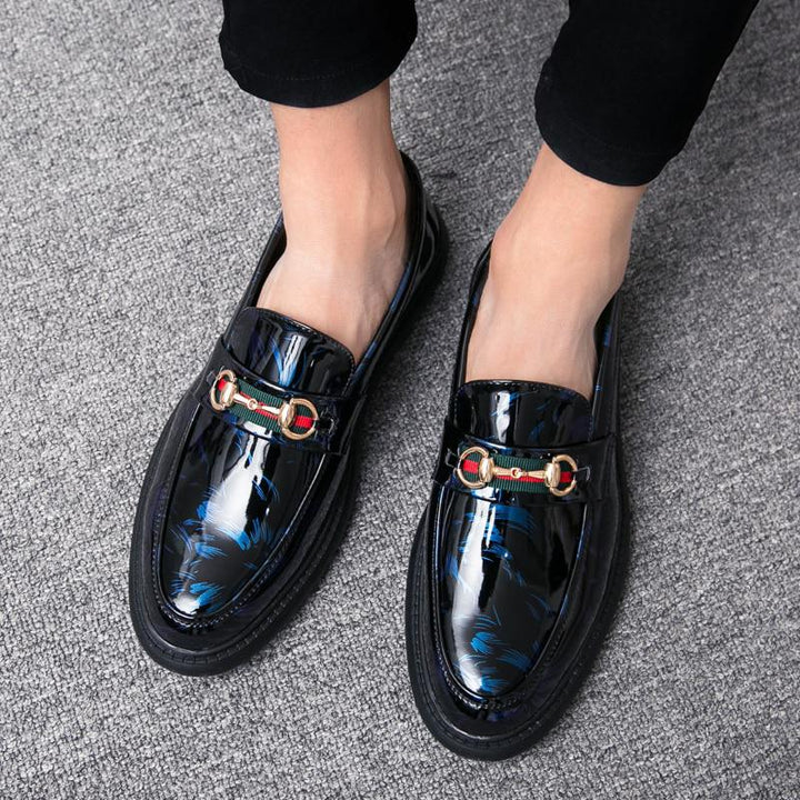 Men's Patent Leather Breathable Loafers | ZORKET