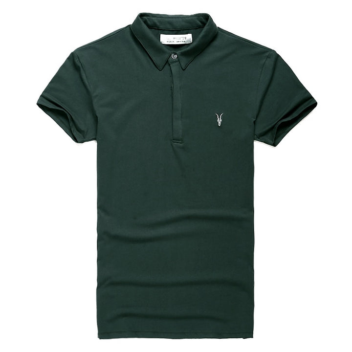 Men's Summer Classic Short Sleeved Polo | Men's Casual Solid T-Shirt ...