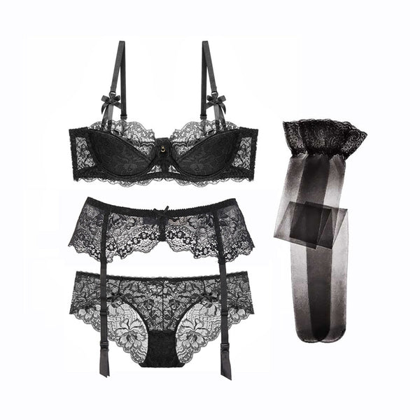 Women's Four-Piece Plus Size Lingerie Set | ZORKET | ZORKET