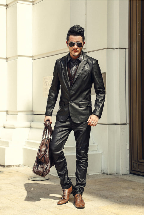 Men's Spring & Autumn Turkey Genuine Leather Jacket | Design Suit | ZORKET Men's Spring & Autumn Turkey Genuine Leather Jacket | Design Suit | ZORKET