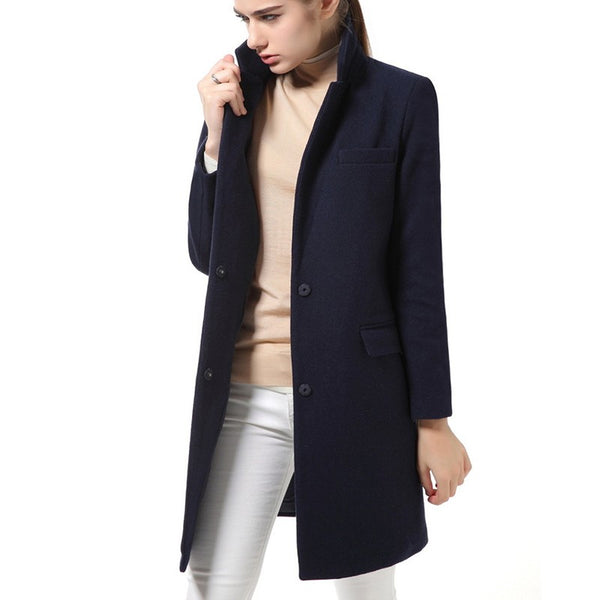 Women's Coats 2017 Hot Sale Woman Wool Coat High Quality Winter Jacket ...