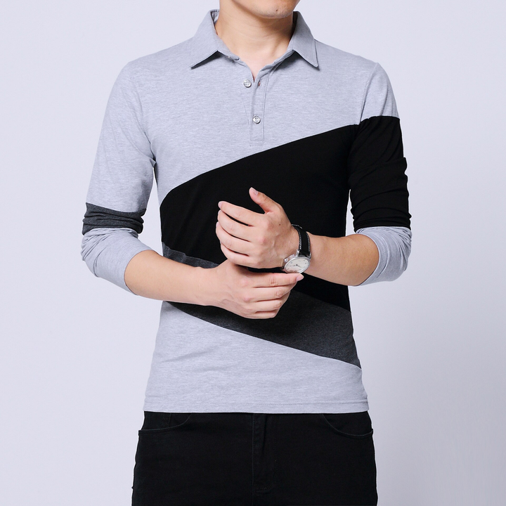 Men's Long Sleeve Slim Cotton T-Shirt | ZORKET | ZORKET
