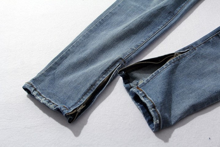 Men's Fashion Urban Ripped Jeans | ZORKET