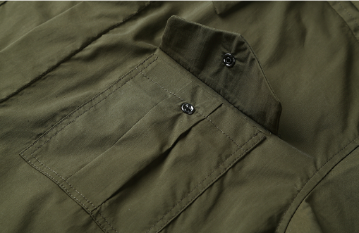 Men's Summer Cotton Military Shirt | Men's Short Sleeved Shirt | ZORKET