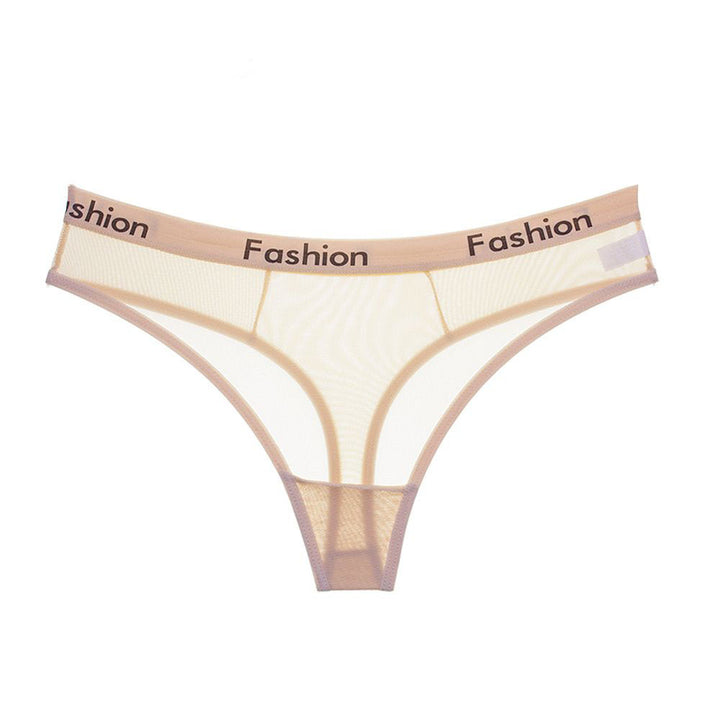Women's Cotton Mesh Transparent Panties