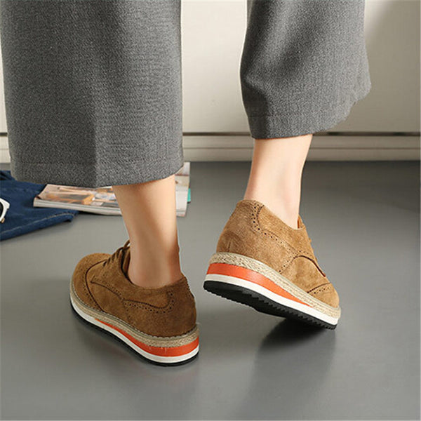 Women's Flat Platform Thick Bottom Shoes | ZORKET