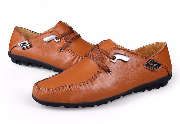 Best Quality Genuine Leather Men's Flat Loafers | ZORKET