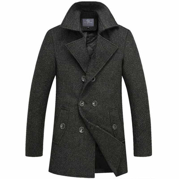 Men's Fashion Thick Double Breasted Winter Coat | ZORKET