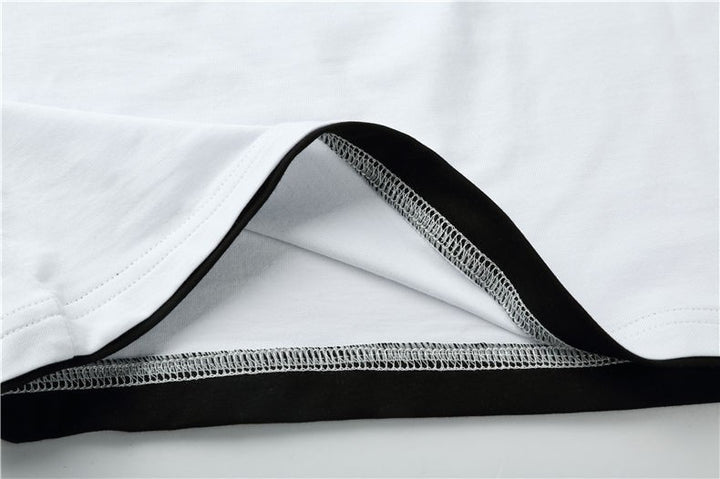 Men's Solid Color Short Sleeve V-Neck T-Shirt | ZORKET