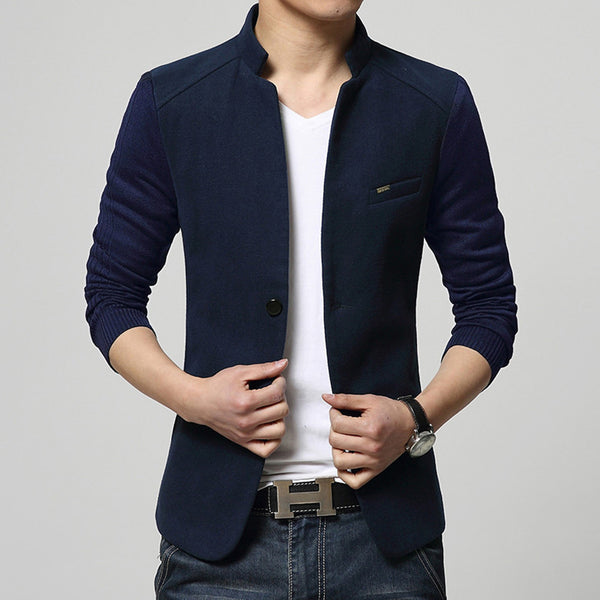 Patchwork Top Quality Slim Fit Blazer For Men | ZORKET