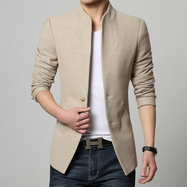 Men's Single-Breasted Casual Suit Jacket | ZORKET