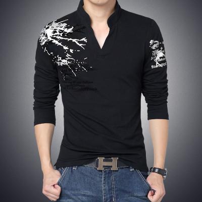 Men's Casual Long Sleeved Cotton T-Shirt | ZORKET