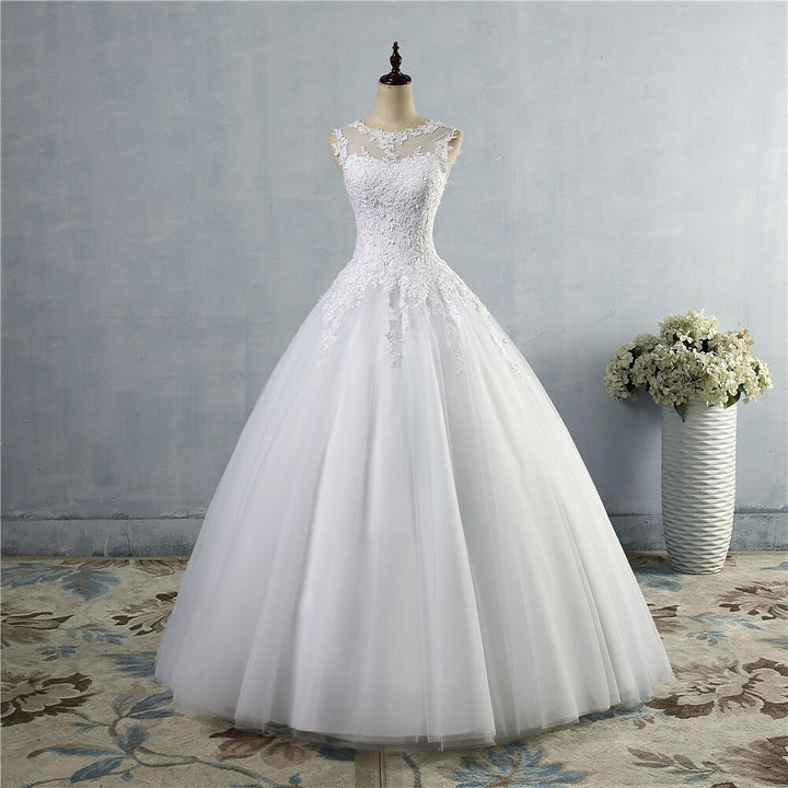 Women's Lace Up Back Corset Wedding Dresses | Plus Size | ZORKET Women's Lace Up Back Corset Wedding Dresses | Plus Size | ZORKET